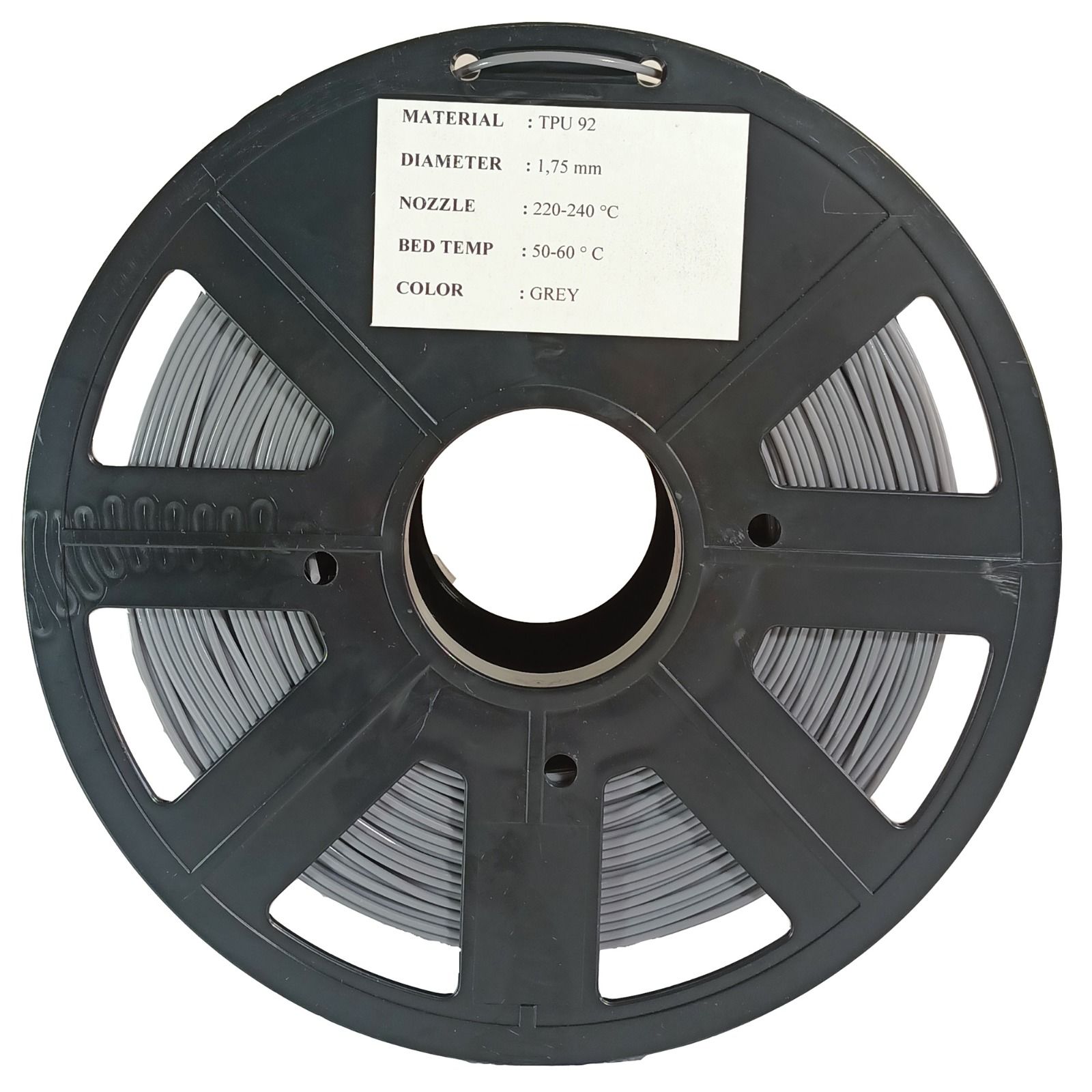 TPU FLEX - GRİ ESNEK FİLAMENT