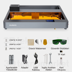 ELEGOO Phecda 10 Watt Lazer Gravür ve Kesici Paket 1