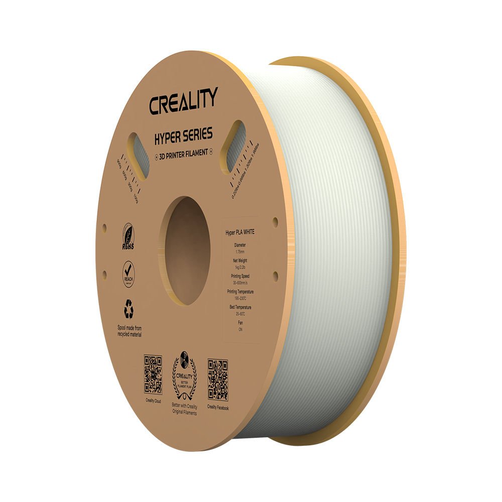 Creality Hyper PLA Filament Beyaz 1.75mm 1kg