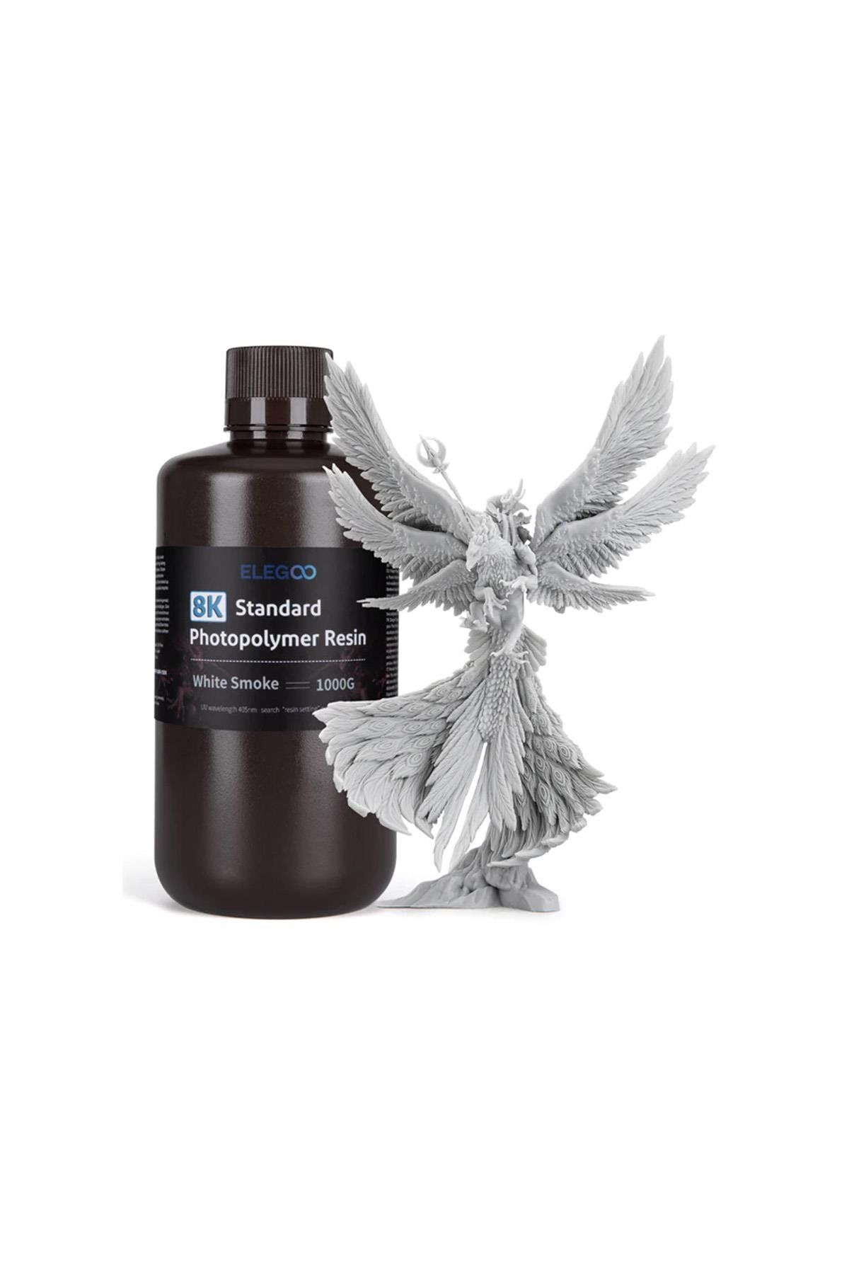 ELEGOO 8K Standart Fotopolimer Reçine White Smoke 1 Kg